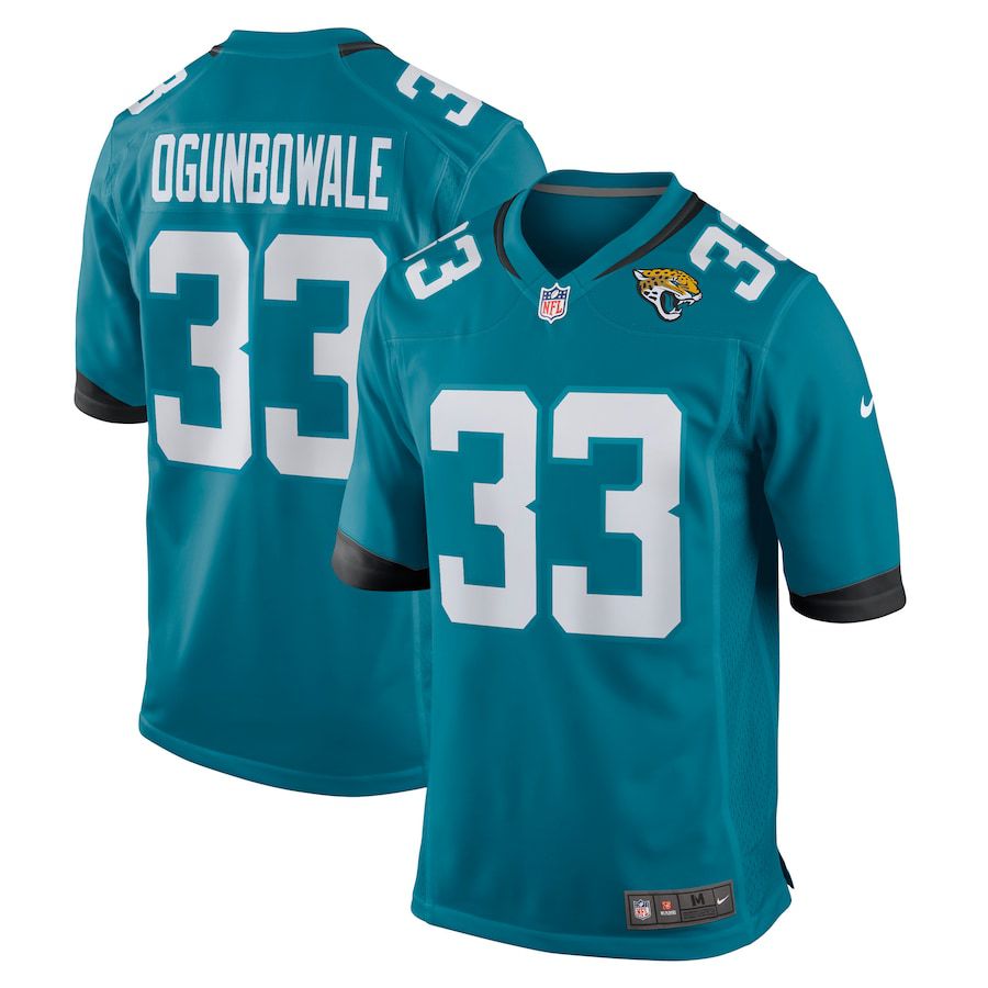 Men Jacksonville Jaguars #33 Dare Ogunbowale Nike Green Game NFL Jersey